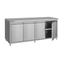 Ερμάριο EO-200 200x70x85cm 910lt Inox με 4 Πόρτες Ανοιγόμενες & 1 Ράφι BAMBAS