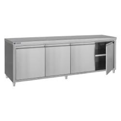 Ερμάριο EO-240 240x70x85cm 1090lt Inox με 4 Πόρτες Ανοιγόμενες & 1 Ράφι BAMBAS