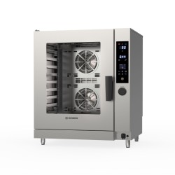 Φούρνος GOM10D Tecnocombi Xtra D Series Gastronomy 86x72x102cm 19,5kW 220-240V Αερίου 10 Θέσεων GN1/1 Direct με Ψηφιακό Έλεγχο TECNOINOX