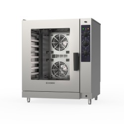 Φούρνος EOM10M Tecnocombi Xtra M Series Gastronomy 86x72x102cm 16,5kW 380-415V 3N Ηλεκτρικός 10 Θέσεων GN1/1 Direct με Αναλογικό Έλεγχο TECNOINOX