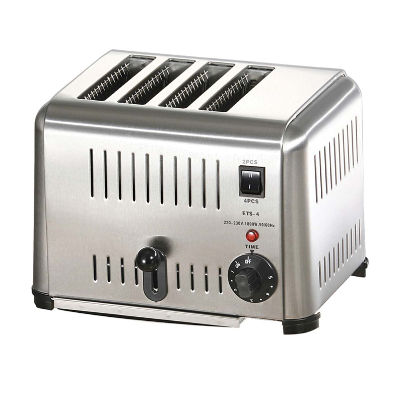 Φρυγανιέρα ETS-4 29x25x22cm 1.8kW 220-240V 4 Θέσεων OLYMPIA