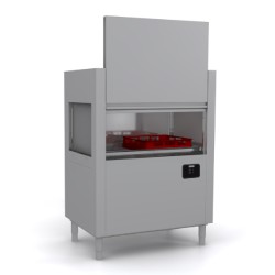 Πλυντήριο Πιάτων Τούνελ EVO101 Evolution 115x77x161.5cm 22kW 400V3N για Καλάθι 500x500mm 1 Μονάδα με Πλύση & Ξέβγαλμα 120/60 Ανά Ώρα KRUPPS