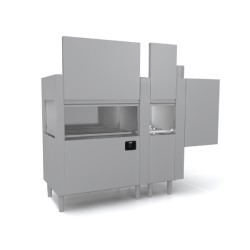 Πλυντήριο Πιάτων Τούνελ EVO221 Evolution 230x77x182.5cm 27,5kW 400V3N για Καλάθι 500x500mm 3 Μονάδες με Πλύση, Break Tank & Στέγνωμα για 200/150/95 Καλάθια Ανά Ώρα KRUPPS
