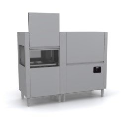 Πλυντήριο Πιάτων Τούνελ EVO311 Evolution 196.8x77x181cm 37,7kW 400V3N για Καλάθι 500x500mm 2 Μονάδες με Πρόπλυση, Πλύση, Ξέβγαλμα & Ανάκτηση Θερμότητας για 210/110 Καλάθια/Ώρα KRUPPS