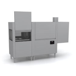 Πλυντήριο Πιάτων Τούνελ EVO331 Evolution 256.8x77x182.5cm 44,2kW 400V3N για Καλάθι 500x500mm 3 Μονάδες με Πρόπλυση, Πλύση, Ξέβγαλμα, Στέγνωμα & Ανάκτηση Θερμότητας για 210/110 Καλάθια/Ώρα KRUPPS
