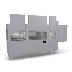 Πλυντήριο Πιάτων Τούνελ EVO431 Evolution 311.9x77x182.5cm 35,1kW 400V3N για Καλάθι 500x500mm 4 Μονάδες με Πρόπλυση, Πλύση, Break Tank, Στέγνωμα & Ανάκτηση Θερμότητας για 270/200/140 Καλάθια/Ώρα KRUPPS