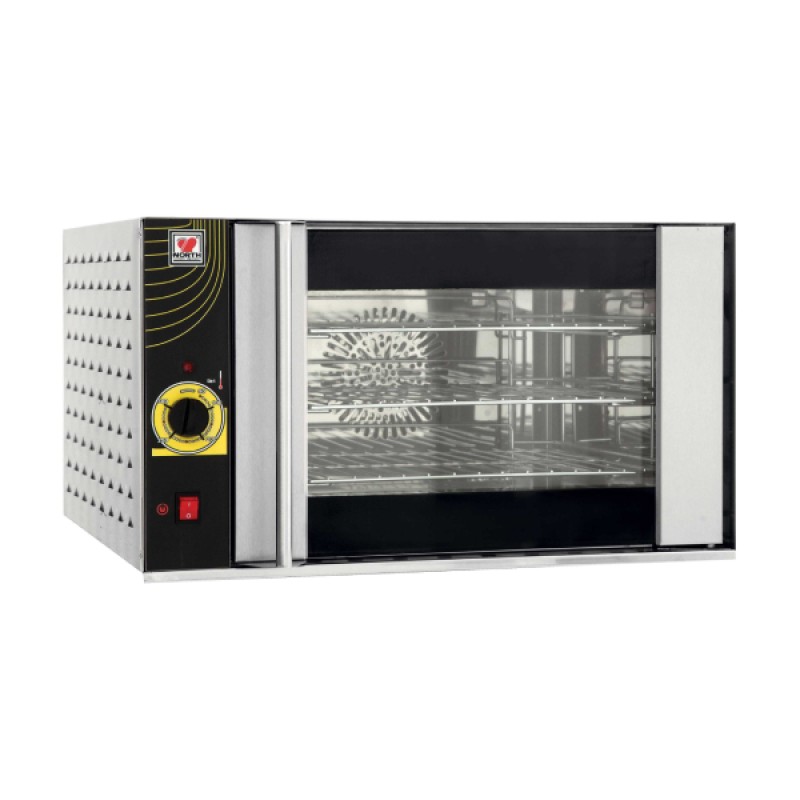 Φούρνος F-34 63x64x37cm 3kW 230V Ηλεκτρικός Convection 3 Θέσεων 40x40cm ή 3 Θέσεων GN1/2 NORTH