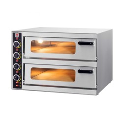 Φούρνος Πίτσας F-70T 80x72x56cm 9kW 230/400V Ηλεκτρικός για 4+4 Πίτσες 30cm Διπλός Επιτραπέζιος NORTH
