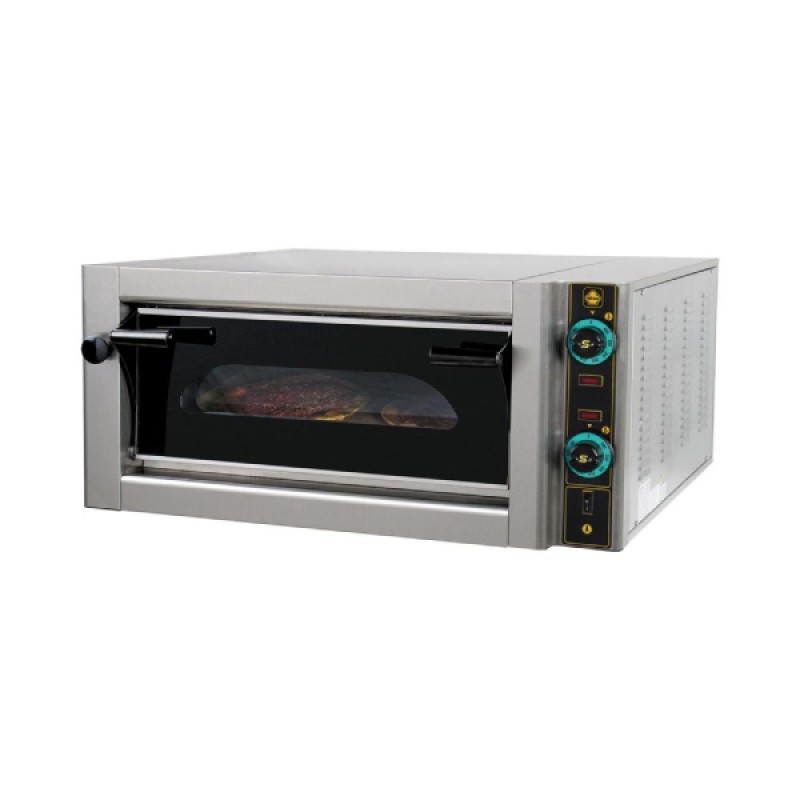 Φούρνος Πίτσας F4 83.5x80x43.5cm 4.5kW 230/400V3L+N Ηλεκτρικός Μονός 61x61x17cm για 4 Πίτσες 30cm SERGAS Φούρνος Πίτσας F4 83.5x80x43.5cm 4.5kW 230/400V3L+N Ηλεκτρικός Μονός 61x61x17cm για 4 Πίτσες 30cm SERGAS
