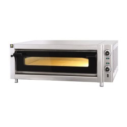 Φούρνος Πίτσας F6L 113x77x44cm 7.5kW 230/400V3L+N Ηλεκτρικός Μονός 91x61x17cm για 6 Πίτσες 30cm SERGAS