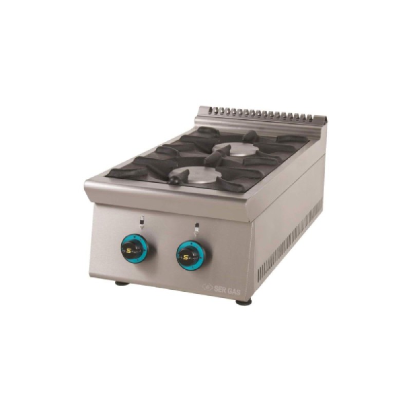 Φλόγιστρο FC2S7 Σειρά 75 40x75x34cm 13kW Αερίου 2 Καυστήρων Επιτραπέζιο SERGAS Φλόγιστρο FC2S7 Σειρά 75 40x75x34cm 13kW Αερίου 2 Καυστήρων Επιτραπέζιο SERGAS