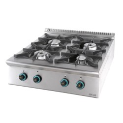 Φλόγιστρο FC4S7 Σειρά 75 80x75x34cm 28kW Αερίου 4 Καυστήρων Επιτραπέζιο SERGAS