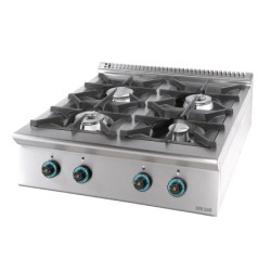 Φλόγιστρο FC4S9 Σειρά 90 85x90x34cm Αερίου 31kW 4 Καυστήρων Επιτραπέζιο SERGAS