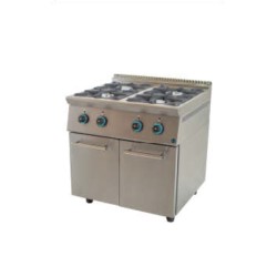 Φλόγιστρο FC4S9 Σειρά 90 85x90x85cm Αερίου 31kW 4 Καυστήρων σε Κλειστό Ντουλάπι SERGAS