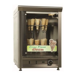 Φούρνος FEP Σειρά 60 56x60x80cm 5.25kW 230/400V3L+N Ηλεκτρικός Κυκλοθερμικός με 16 Περιστρεφόμενες Θέσεις για Πίτσα Χωνάκι ή 4 Πίτσες 30cm SERGAS