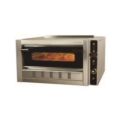 Φούρνος Πίτσας FG4 91x86x55cm 8kW 230V Αερίου Μονός 61x61x17cm για 4 Πίτσες 30cm SERGAS