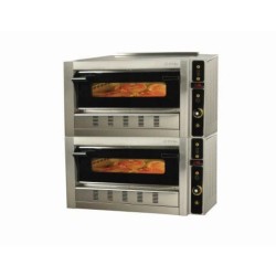 Φούρνος Πίτσας FG4D 91x86x105cm 16kW 230V Αερίου Διπλός 61x61x17cm για 6+6 Πίτσες 30cm SERGAS
