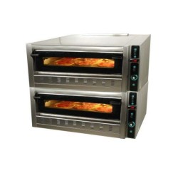 Φούρνος Πίτσας FG9D 121x111.2x105cm 32kW 230V Αερίου Διπλός 91x91x17cm για 9+9 Πίτσες 30cm SERGAS