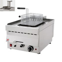 Φριτέζα FL-60 Σειρά 600 40x60x30cm 6kW 10lt Ηλεκτρική με Αυτόματη Άνοδο-Κάθοδο Επιτραπέζια NORTH