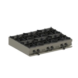 Φλόγιστρο FL64 111.5x87.5x20.5cm 60kW Αερίου 6 Καυστήρων Επιτραπέζιο SERGAS