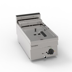 Φριτέζα FR35E/6/0 Tecno60 35x60x30cm 6kW 400V 3N Ηλεκτρική 8lt με Ανακλινόμενες Αντιστάσεις Επιτραπέζια TECNOINOX