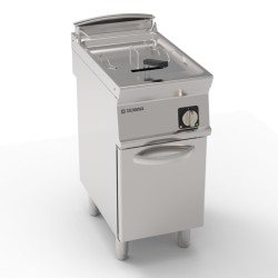 Φριτέζα FR43FE7 Tecno74 40x70x90cm 12kW 380-415V 3N Ηλεκτρική 13lt με Περιστροφικές Αντιστάσεις σε Κλειστό Ντουλάπι TECNOINOX