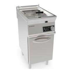 Φριτέζα FRD47FE7 Tecno74 40x70x90cm 16,5kW 380-415V 3N Ηλεκτρική 17lt με Περιστροφικές Αντιστάσεις & Ηλεκτρονικό Έλεγχο σε Κλειστό Ντουλάπι TECNOINOX