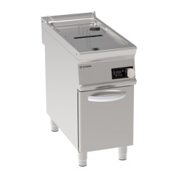 Φριτέζα FRD47FE9 Tecno90 40x90x90cm 16,5kW 400 3N Ηλεκτρική με Περιστροφικές Αντιστάσεις, Ηλεκτρονικό Έλεγχο & 1 Κάδο 17lt σε Ανοιχτό Ντουλάπι TECNOINOX