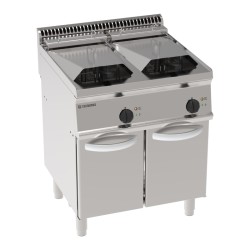 Φριτέζα FRS70E7 Tecno70 70x70x85cm 21.6kW 400V 3N Ηλεκτρική 14+14lt σε Κλειστό Ντουλάπι TECNOINOX
