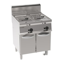 Φριτέζα FRSV70G7T Tecno70 70x70x85cm 24kW Αερίου 13+13lt V Κάδοι σε Κλειστό Ντουλάπι TECNOINOX