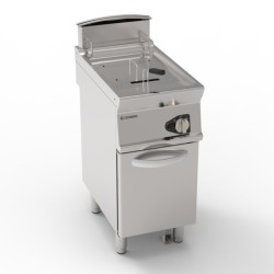Φριτέζα FRV43FG7T Tecno74 40x70x90cm 12kW Aερίου με Κάδο V 13lt σε Κλειστό Ντουλάπι TECNOINOX