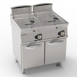 Φριτέζα FRV83FG7T Tecno74 80x70x90cm 24kW Aερίου με Κάδους V 13+13lt σε Κλειστό Ντουλάπι TECNOINOX