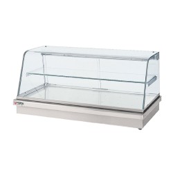 Θερμαινόμενη Βιτρίνα F-STAR 100 100x51x48.5cm 1.6kW με Κυρτό Κρύσταλλο & Συρόμενες Πόρτες Επιτραπέζια NORTH