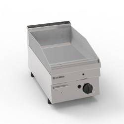 Πλατό FTC35G/G6 Tecno60 35x60x30cm 4kW Αερίου 1 Ζώνης Λείο Χρωμίου Επιτραπέζιο TECNOINOX