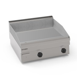 Πλατό FTC70E/0 Tecno65 70x65x28cm 7,8kW 380-415V 3N Ηλεκτρικό 2 Ζωνών Λείο Χρωμίου Επιτραπέζιο TECNOINOX