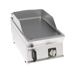 Πλατό FTL4BE7 Tecno74 40x70x28cm 3,9kW 380-415V 3N Ηλεκτρικό 1 Ζώνης Λείο Brushed Χρωμίου Επιτραπέζιο TECNOINOX