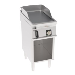 Πλατό FTL4BE7 Tecno74 40x70x90cm 3,9kW 380-415V 3N Ηλεκτρικό 1 Ζώνης Λείο Brushed Χρωμίου σε Ανοιχτό Ντουλάπι TECNOINOX
