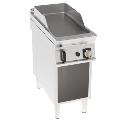 Πλατό FTL4FG9 Tecno90 40x90x90cm 8kW Αερίου 1 Ζώνης Λείο σε Ανοιχτό Ντουλάπι TECNOINOX