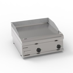 Πλατό FTL70E7 Tecno70 70x70x28cm 7.8kW 380-415V 3N Ηλεκτρικό 2 Ζωνών Λείο Επιτραπέζιο TECNOINOX