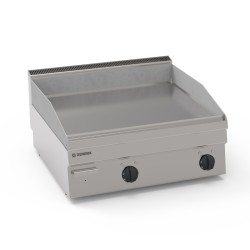 Πλατό FTL70E/0 Tecno65 70x65x28cm 7,8kW 380-415V 3N Ηλεκτρικό 2 Ζωνών Λείο Επιτραπέζιο TECNOINOX