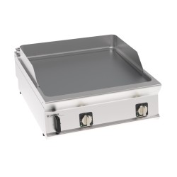 Πλατό FTL8BE9 Tecno90 80x90x28cm 12kW 380-415V 3N Ηλεκτρικό 2 Ζωνών Λείο Χρωμίου Brushed Επιτραπέζιο TECNOINOX