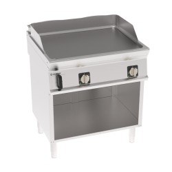 Πλατό FTL8FE7 Tecno74 80x70x90cm 7,8kW 380-415V 3N Ηλεκτρικό Λείο 2 Ζωνών σε Ανοιχτό Ντουλάπι TECNOINOX