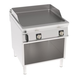 Πλατό FTL8FE9 Tecno90 80x90x90cm 12kW 380-415V 3N Ηλεκτρικό 2 Ζωνών Λείο σε Ανοιχτό Ντουλάπι TECNOINOX