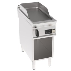 Πλατό FTLD4FE9 Tecno90 40x90x90cm 6kW 380-415V 3N Ηλεκτρικό 1 Ζώνης Λείο με Ηλεκτρονικό Έλεγχο σε Ανοιχτό Ντουλάπι TECNOINOX