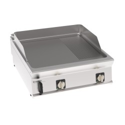 Πλατό FTR8E9 Tecno90 80x90x28cm 12kW 380-415V 3N Ηλεκτρικό 2 Ζωνών 1/3 Ραβδωτό Επιτραπέζιο TECNOINOX