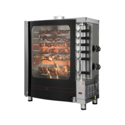 Κοντοσουβλιέρα G-7 69x38x88cm 10kW Αερίου με 7 Σούβλες 44cm Επιδαπέδια NORTH