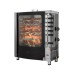 Κοντοσουβλιέρα G-7 69x38x88cm 10kW Αερίου με 7 Σούβλες 44cm Επιδαπέδια NORTH