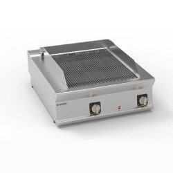 Σχαριέρα GD8E9N Tecno90 80x90x28cm 10,8kW 380-415V 3N Ηλεκτρική 2 Ζωνών Νερού Επαφής Επιτραπέζια TECNOINOX
