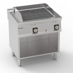 Σχαριέρα GD8FE7N Tecno74 80x70x90cm 8,2kW 380-415V 3N Ηλεκτρική 2 Ζωνών Νερού Επαφής σε Ανοιχτό Ντουλάπι TECNOINOX