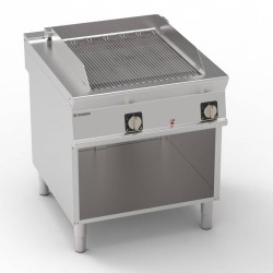 Σχαριέρα GD8FE9N Tecno90 80x90x90cm 10,8kW 380-415V 3N Ηλεκτρική 2 Ζωνών Νερού Επαφής σε Ανοιχτό Ντουλάπι TECNOINOX
